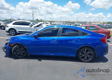 2019 Honda Civic Sport из США, поврежденный, VIN 2HGFC2F85KH534721